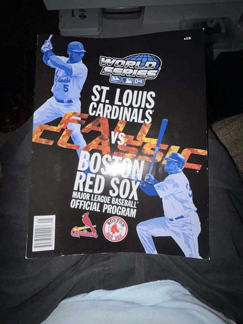 2004 World Series Official Program St. Louis Cardinals vs. Boston Red Sox